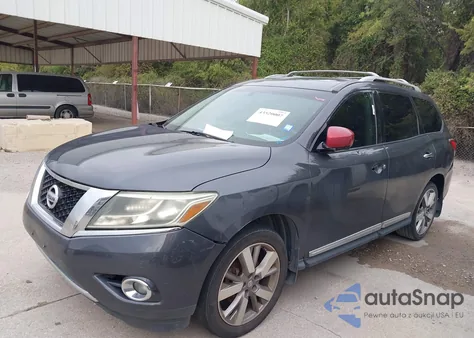 2013 Nissan Pathfinder Platinum из США, поврежденный, VIN 5N1AR2MN5DC666279